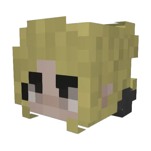 imBryniehi Minecraft avatar head, 3D render