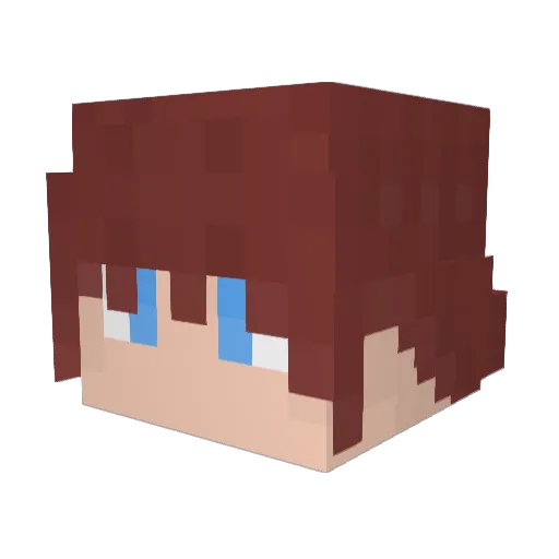 imCameron03 Minecraft avatar head, 3D render