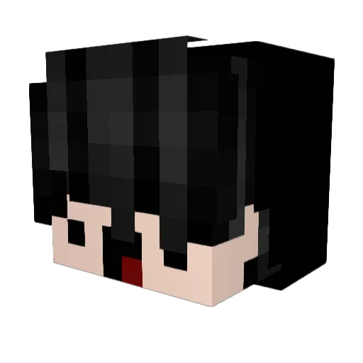 imCayoo Minecraft avatar head, 3D render