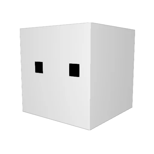 imCelestial Minecraft avatar head, 3D render
