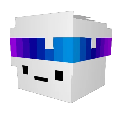 imDread Minecraft avatar head, 3D render