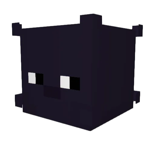 imFeening Minecraft avatar head, 3D render