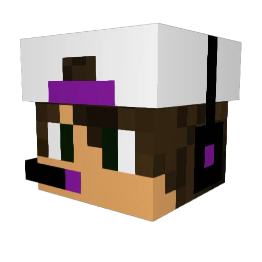 imGalaxyPlayz Minecraft avatar head, 3D render