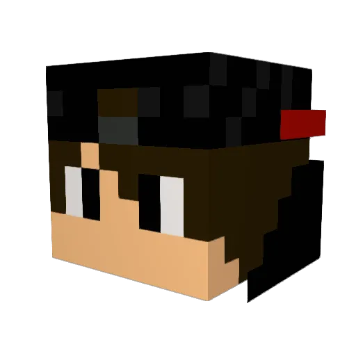 imJeYy Minecraft avatar head, 3D render
