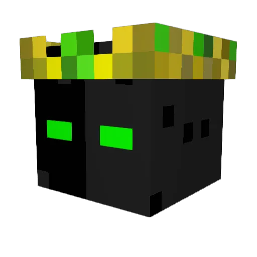 imJeem Minecraft avatar head, 3D render