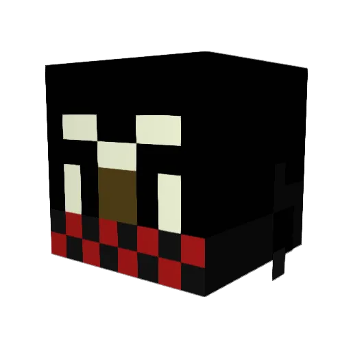 imKinzo Minecraft avatar head, 3D render