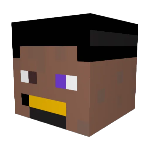 imOne2Remember Minecraft avatar head, 3D render