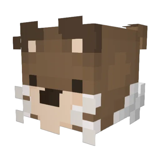 imPeerZ Minecraft avatar head, 3D render