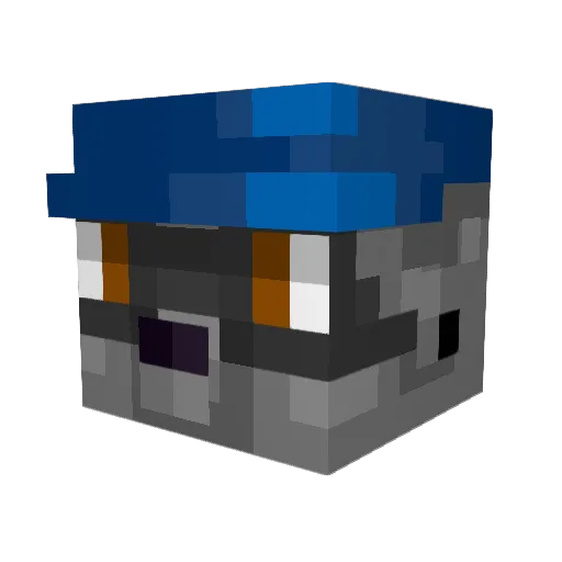 imPrenZo Minecraft avatar head, 3D render