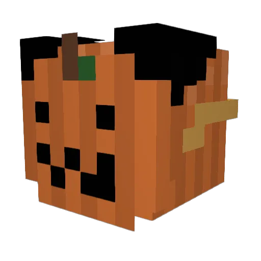 imProtato Minecraft avatar head, 3D render
