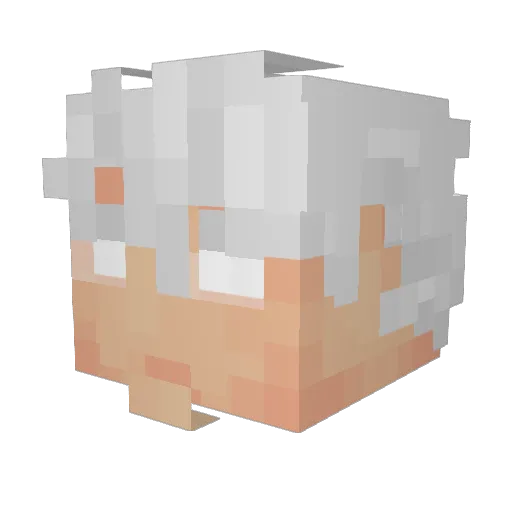 imReEz Minecraft avatar head, 3D render