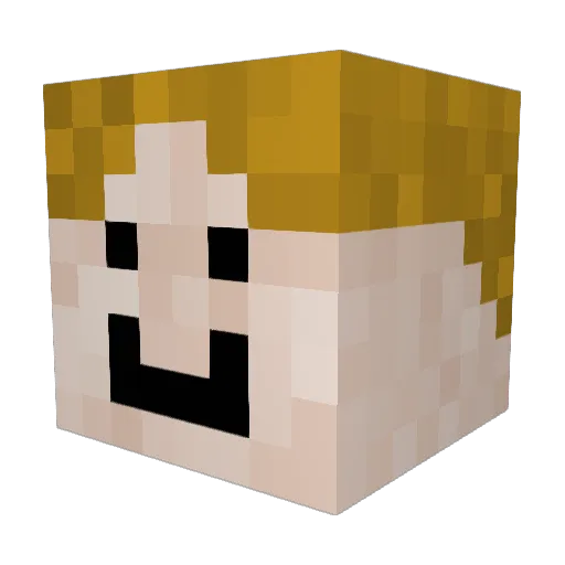 imRyanAF Minecraft avatar head, 3D render