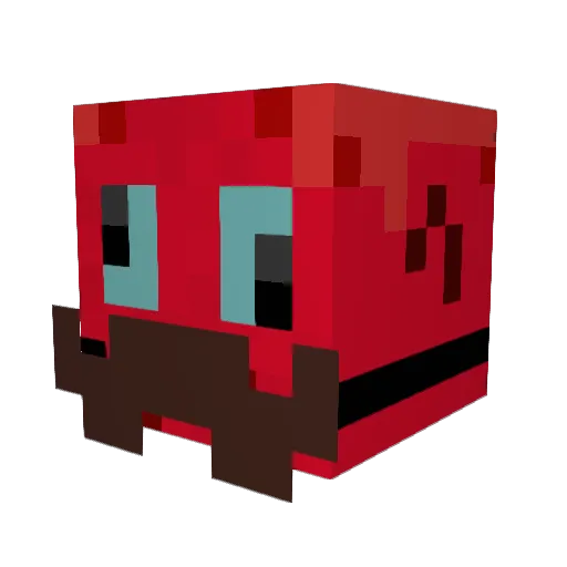 imStain Minecraft avatar head, 3D render