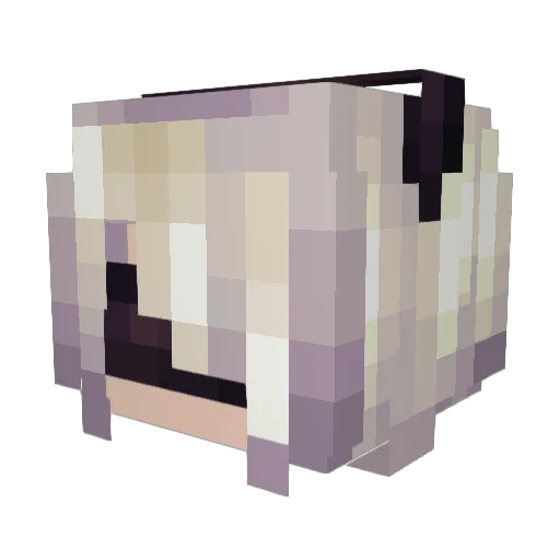 imTaimo Minecraft avatar head, 3D render