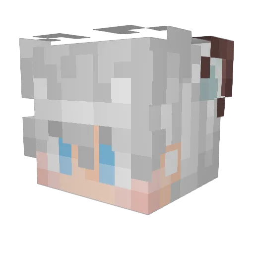 imThimble Minecraft avatar head, 3D render