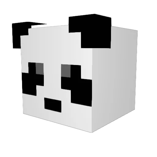 im_A_WTF Minecraft avatar head, 3D render