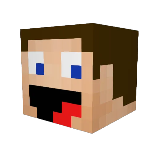 im_Patar Minecraft avatar head, 3D render
