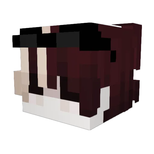 im_Shoto Minecraft avatar head, 3D render