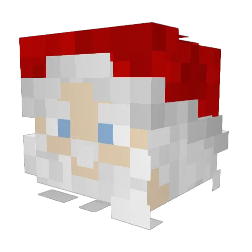 im__ltm Minecraft avatar head, 3D render