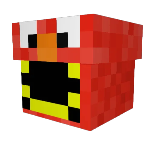 im_friend Minecraft avatar head, 3D render