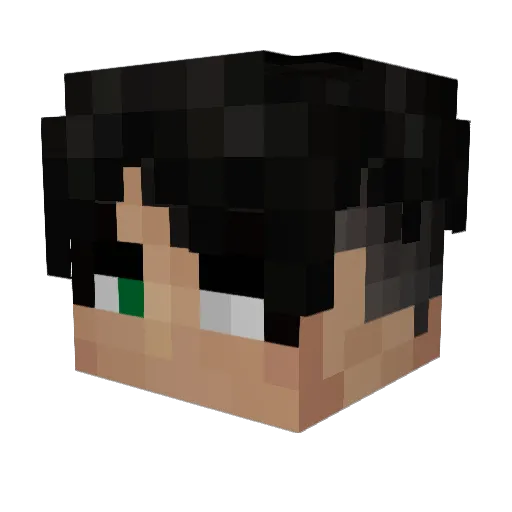 im_hot_as_hell Minecraft avatar head, 3D render