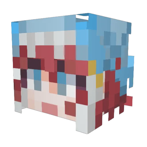 im_hurger_lol Minecraft avatar head, 3D render