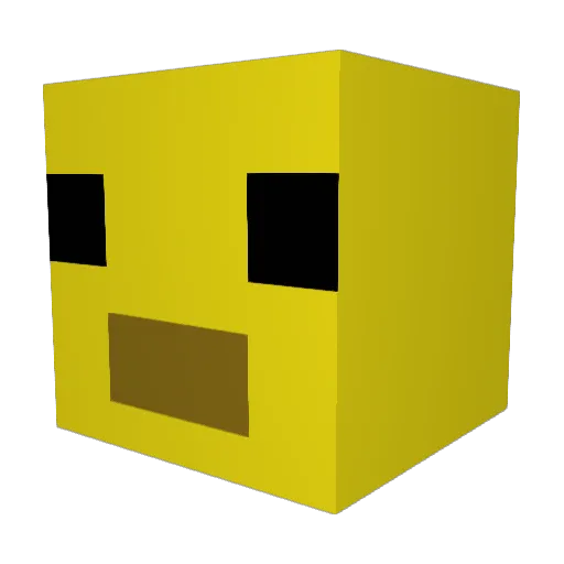 im_noteggchan Minecraft avatar head, 3D render
