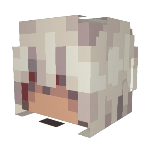 im_squiddy Minecraft avatar head, 3D render