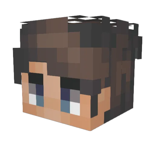 imaRoady Minecraft avatar head, 3D render