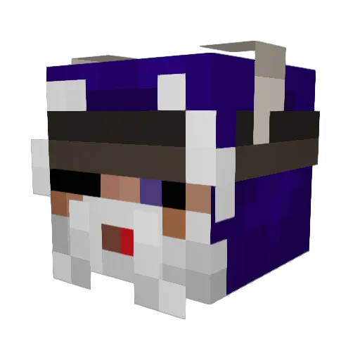 ima_pirate Minecraft avatar head, 3D render