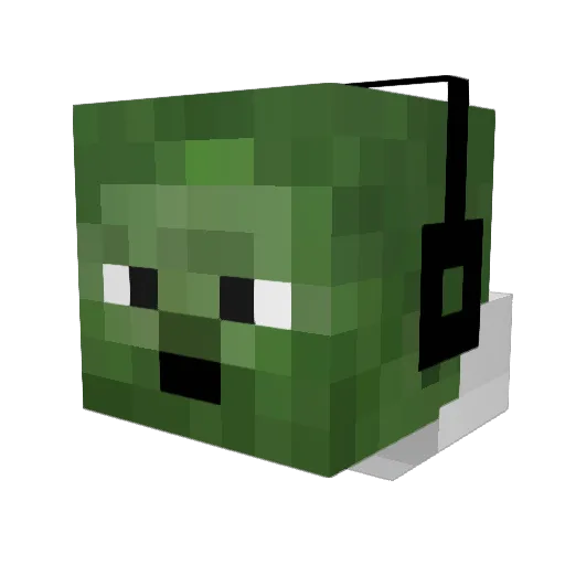 imaboos33 Minecraft avatar head, 3D render