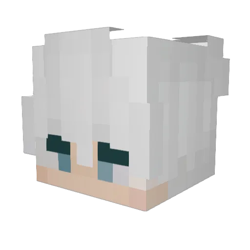 imac2007YT Minecraft avatar head, 3D render