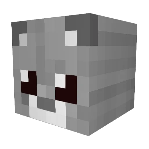 imacatkid Minecraft avatar head, 3D render