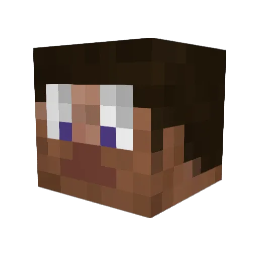 imaczac12345 Minecraft avatar head, 3D render