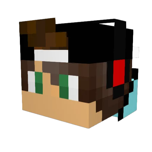 imaflyinpenguin Minecraft avatar head, 3D render