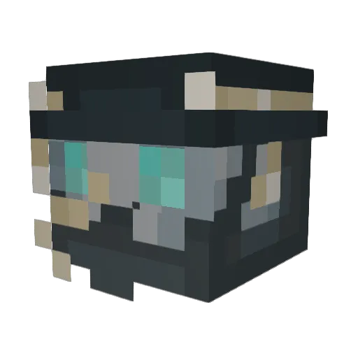 imaginalmars Minecraft avatar head, 3D render