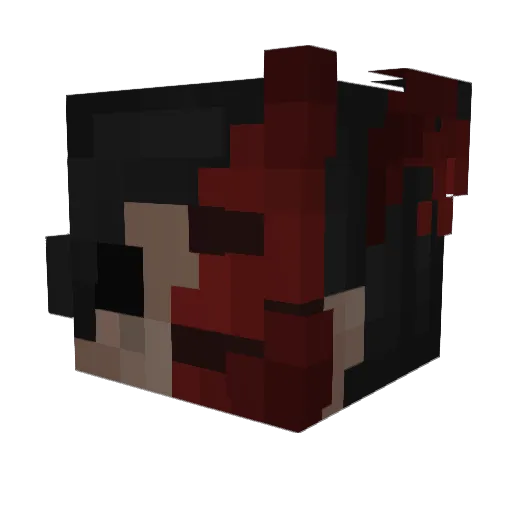 imagineclickingg Minecraft avatar head, 3D render