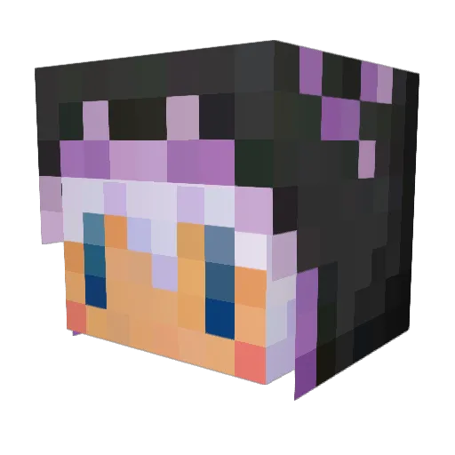 imaiman Minecraft avatar head, 3D render