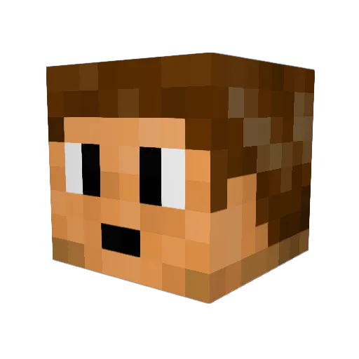 imajew98 Minecraft avatar head, 3D render