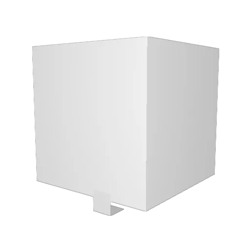 imakelore Minecraft avatar head, 3D render