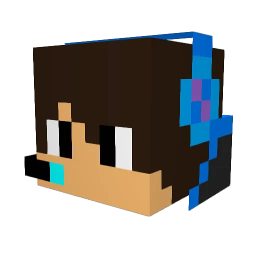 imamdrdoom Minecraft avatar head, 3D render