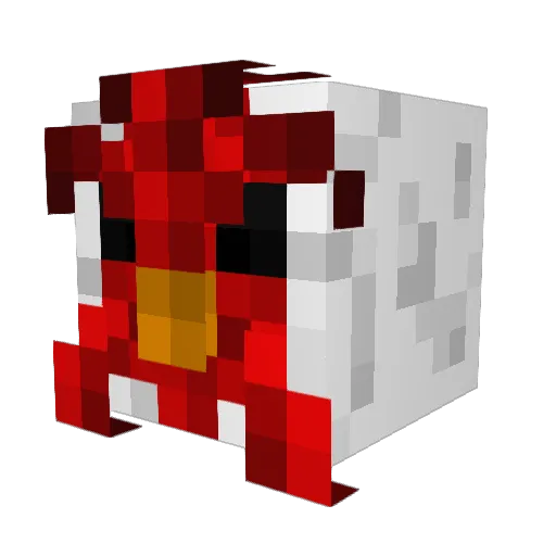imanolbarba Minecraft avatar head, 3D render