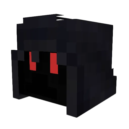 imaoteama Minecraft avatar head, 3D render