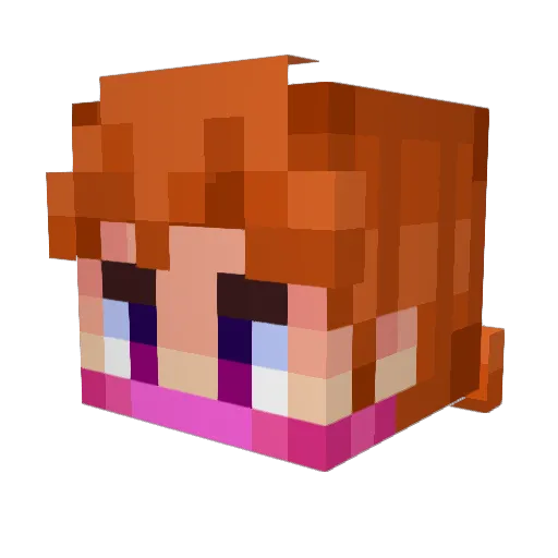 imapineapple6 Minecraft avatar head, 3D render