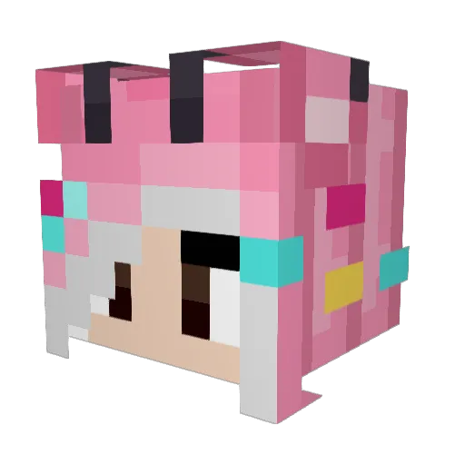 imasamwich Minecraft avatar head, 3D render