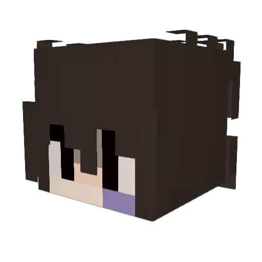 imaskingforit Minecraft avatar head, 3D render