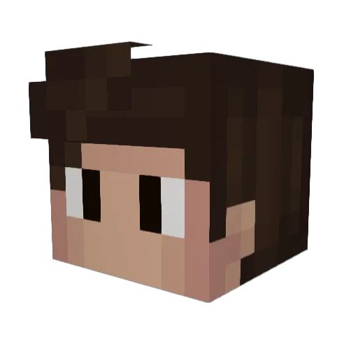 imaxvi1 Minecraft avatar head, 3D render