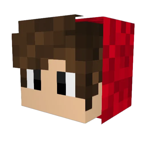 imbestgamer Minecraft avatar head, 3D render