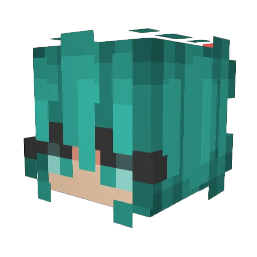 imboredthanks Minecraft avatar head, 3D render