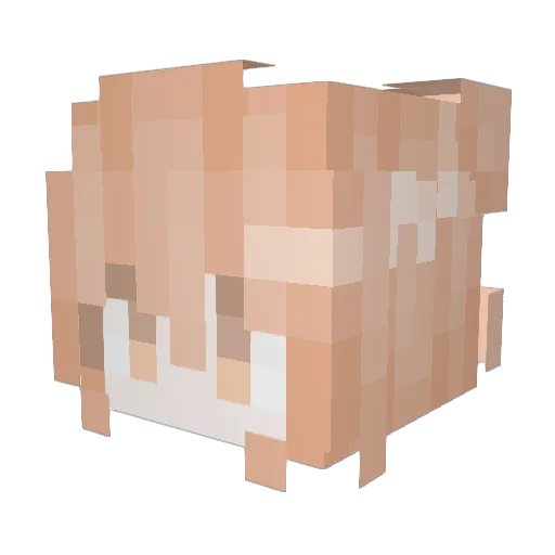 imbrium7M Minecraft avatar head, 3D render